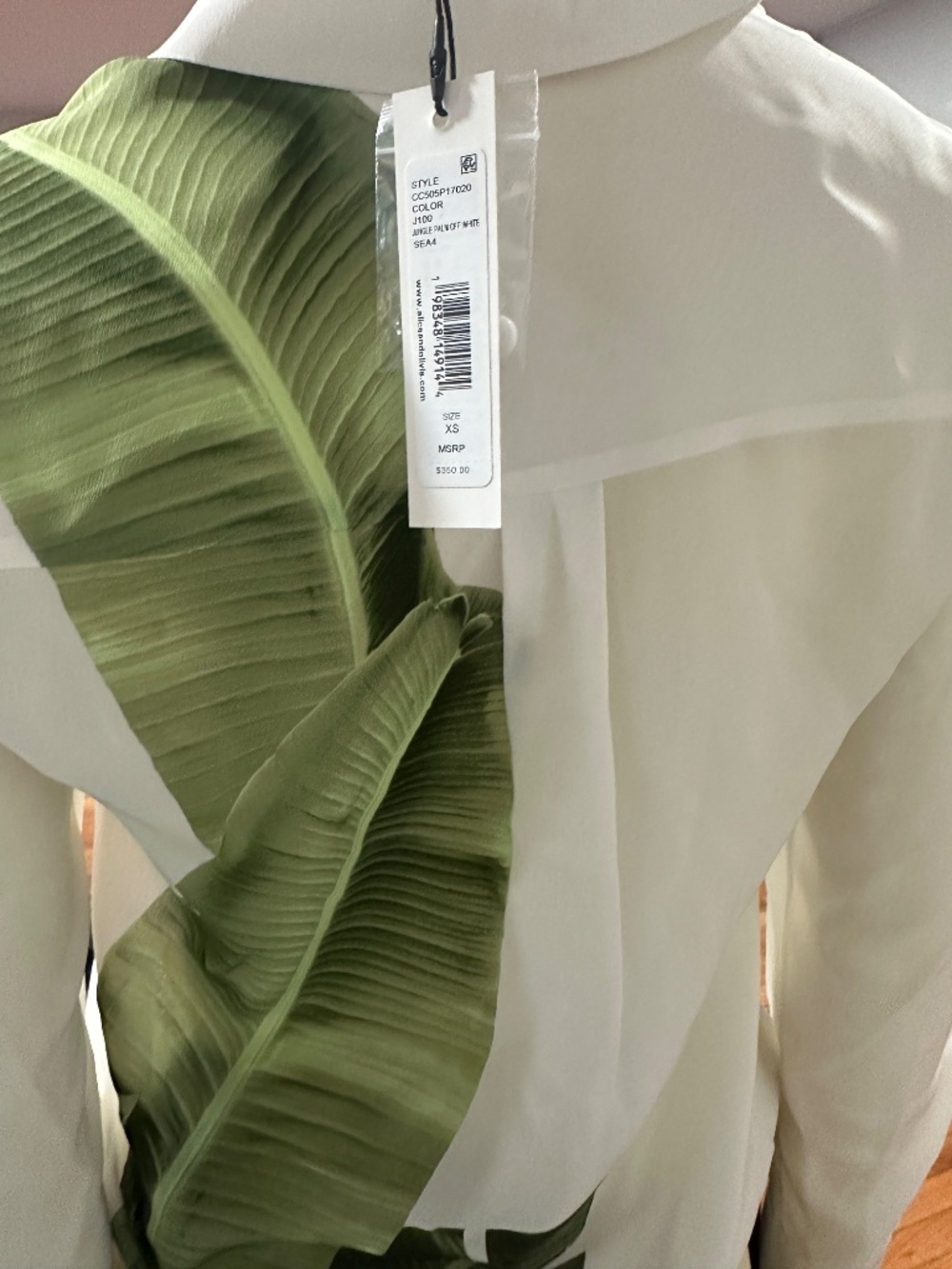 Alice and Olivia WILLA SILK BLOUSE - Picture 2 of 5